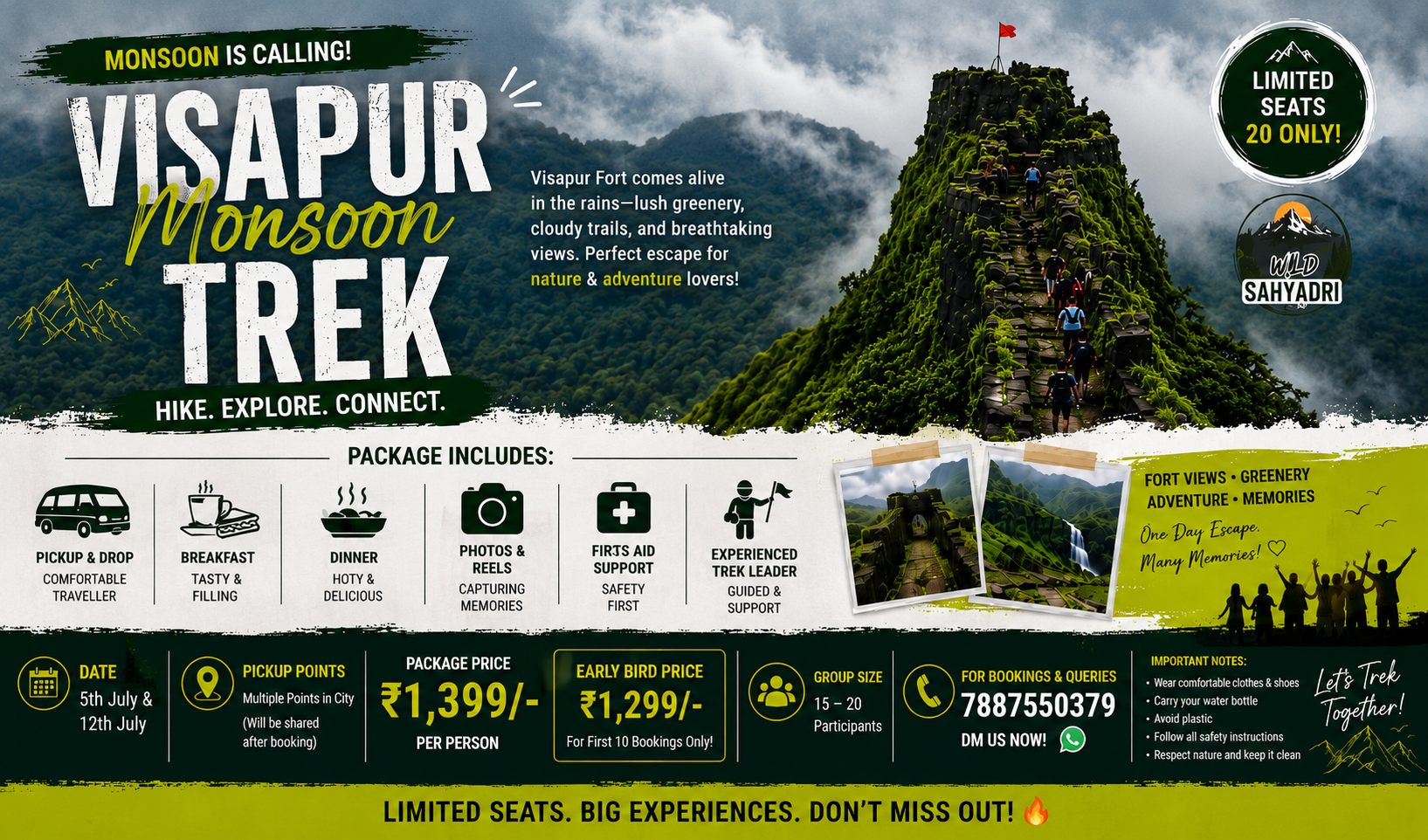 Visapur mansoon trek
